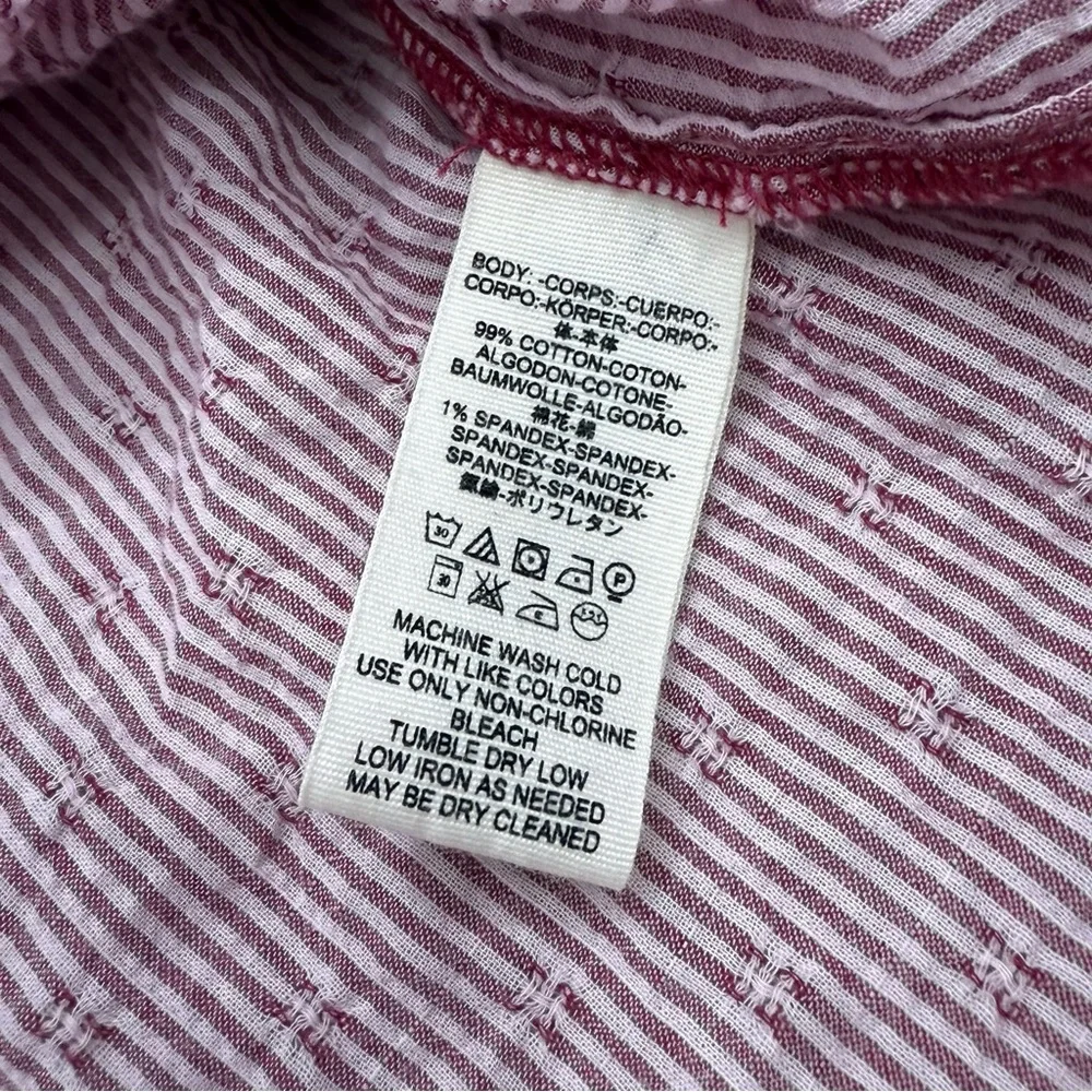 Free People No Limits Stripe Stretch
Cotton Shirt - Picture 14 of 16